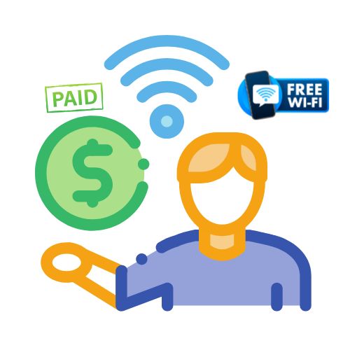 GIS FREE and PAID WiFi Access