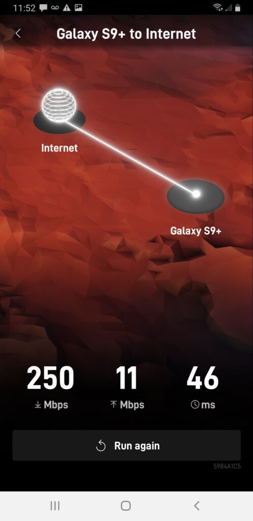 Starlink speed test Ottawa IL