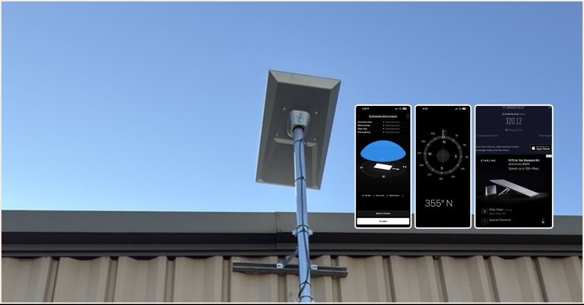 Starlink installation in Malone NY