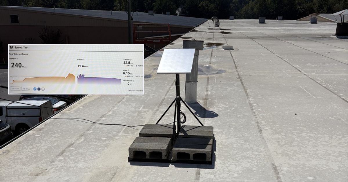 Starlink Installation in Dalton, GA by ProSat Networks. Call 1-844-799-0258