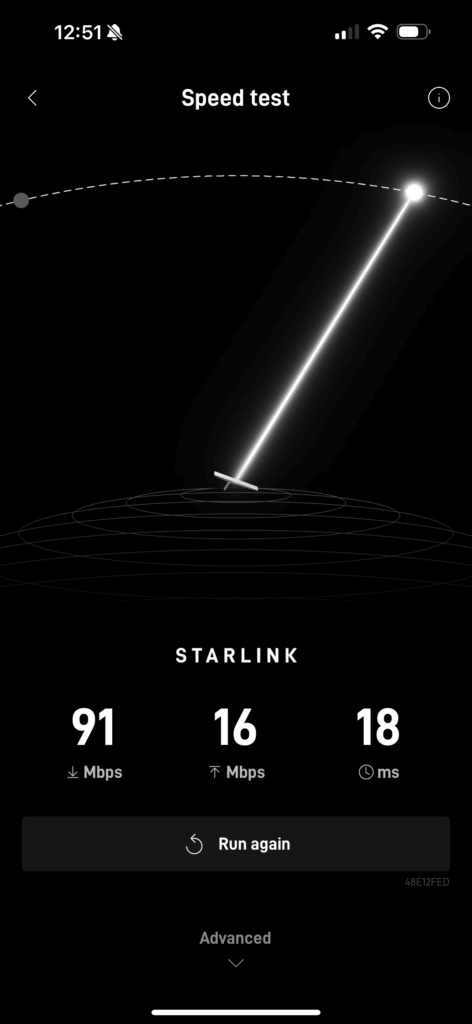 Starlink Speed Test in Dalton GA
