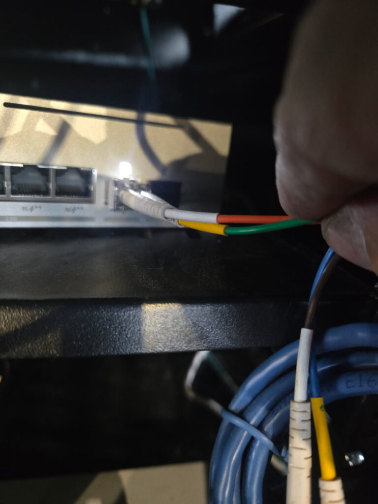 Pre-terminated Fiber optic cable installation